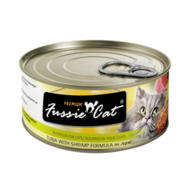 Fussie Cat 2.8oz Premium Tuna w/Shrimp