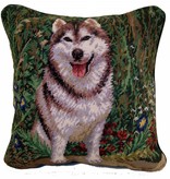 14" Pillow -Siberian Husky
