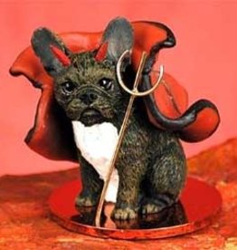 Devil Ornament French Bulldog-BLACK