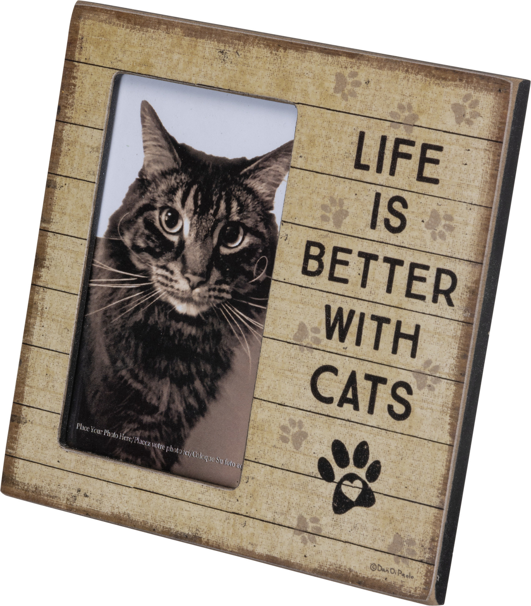 Plaque Frame - Life Is Better With Cats