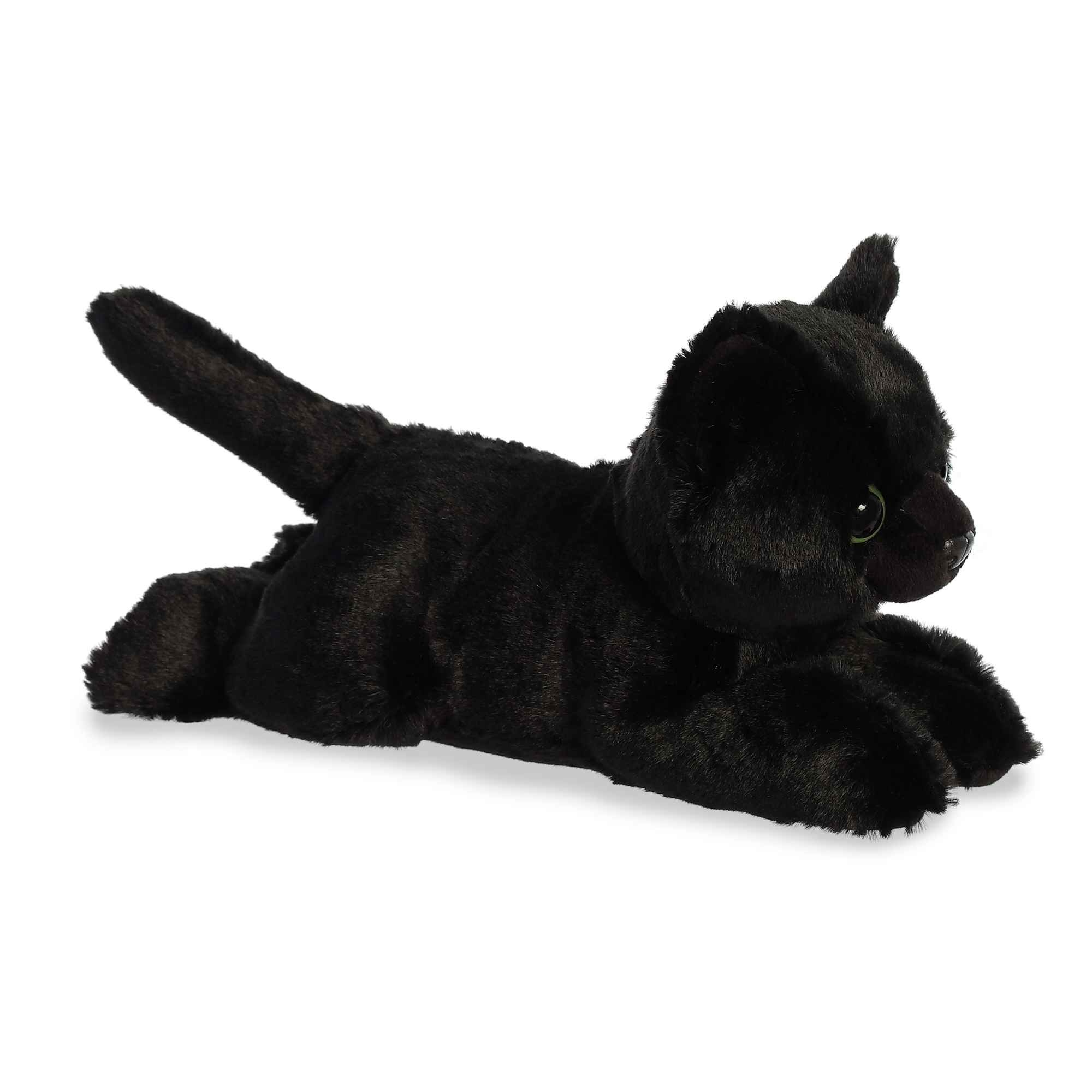 8" Flopsie Black Cat