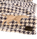 Fleece Blanket, Houndstooth  20x30