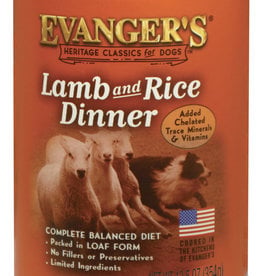 Evanger's Complete Lamb/Rice Dog Food 13oz