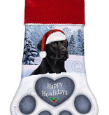 Christmas Stocking Labrador Retriever Black