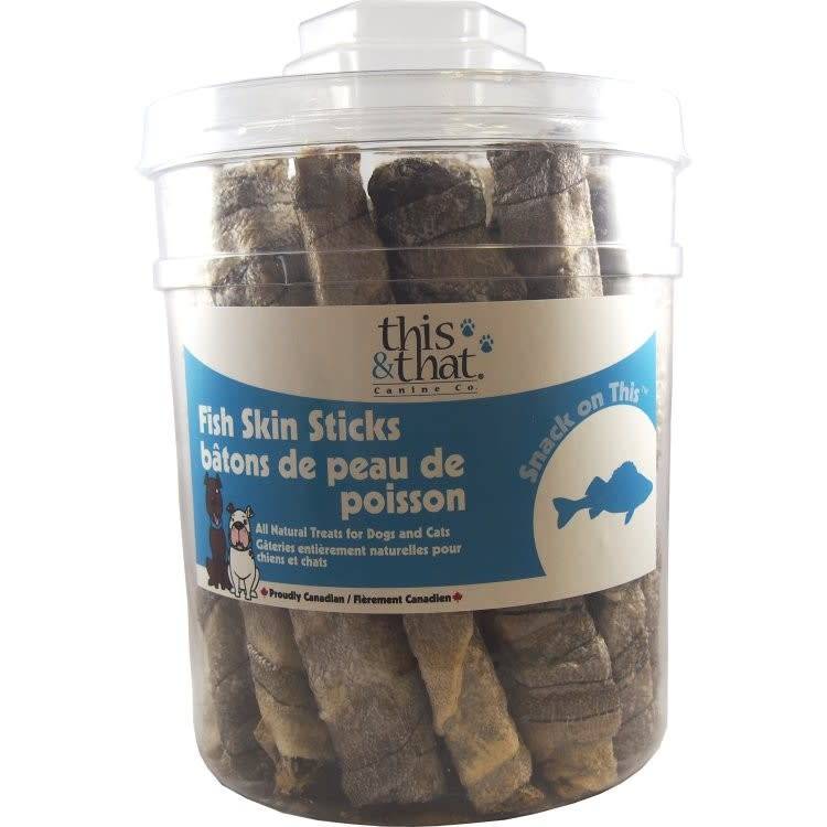 Dog Fish Skin Sticks Captivating Canines