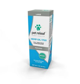 Pet Releaf Hemp Oil 1700  1 oz 500 mg Hemp Oil for Dogs