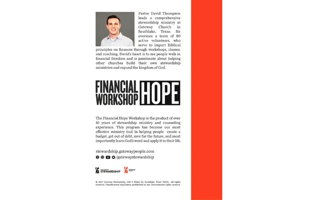 Financial Hope Workbook 7wk course