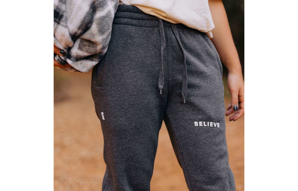 Sweatpants - Believe Grey
