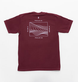 Tee - Psalm 23 Red