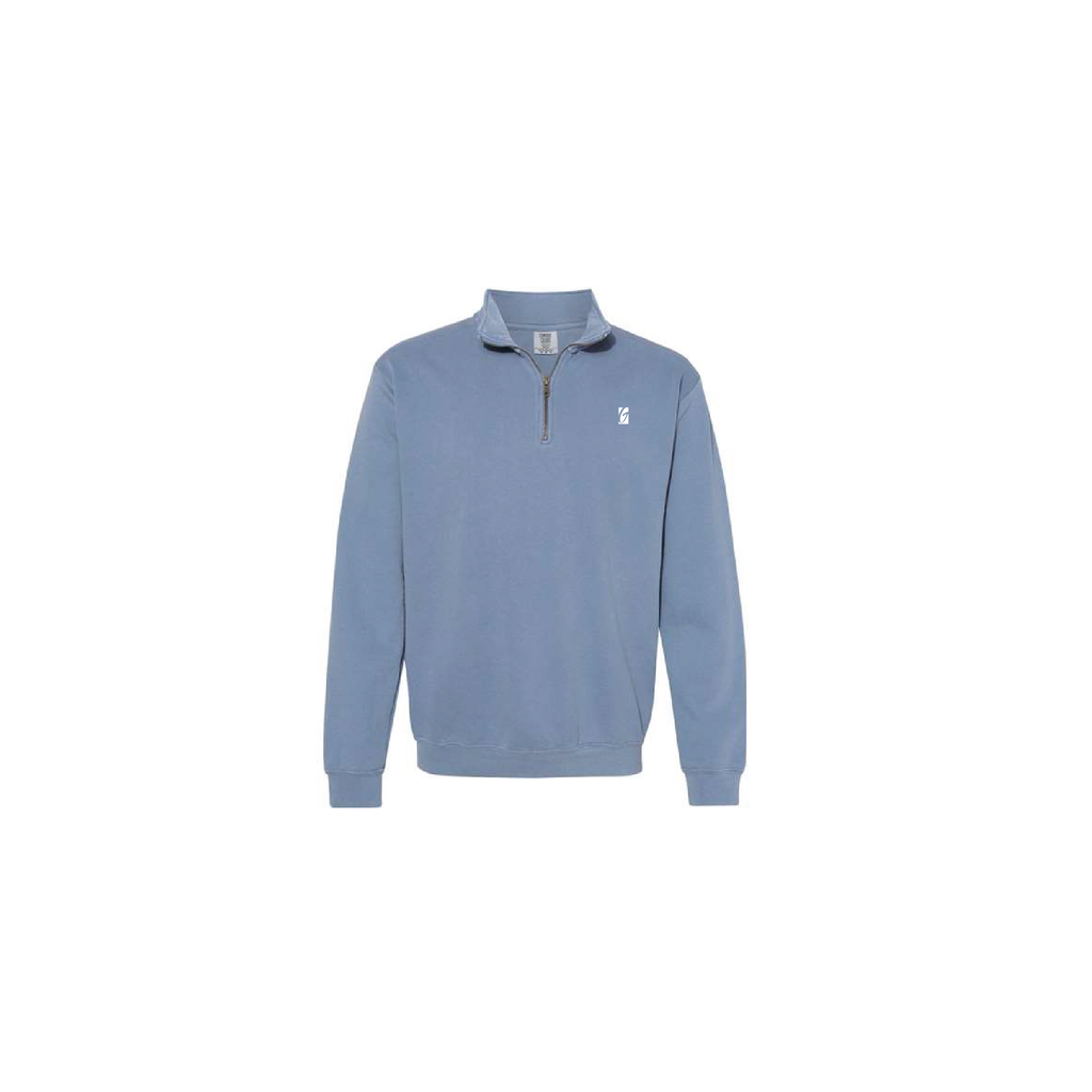 Pullover - FL1 Qtr zip Blue