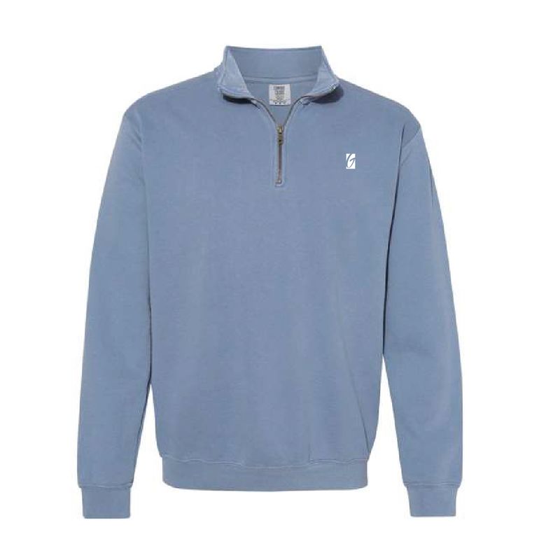 Pullover - FL1 Qtr zip Blue