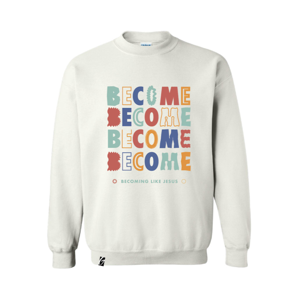 Pullover - SL2 Becoming Like Jesus White