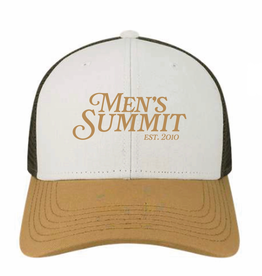 Hat - MSMT24 Men's Summit Est. 2010 White/ Caramel/ Brown