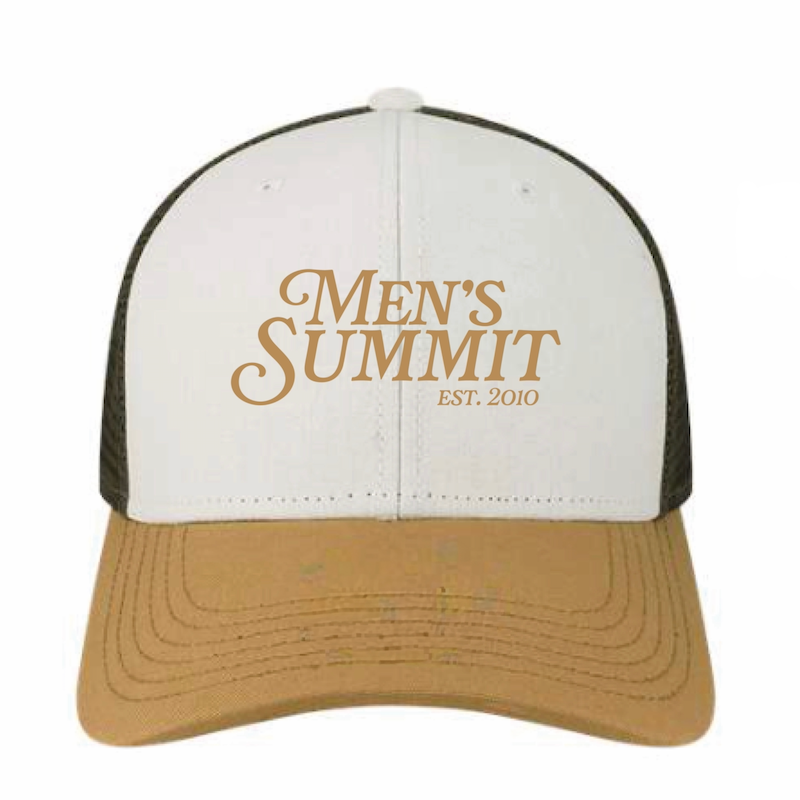 Hat - MSMT24 Men's Summit Est. 2010 White/ Caramel/ Brown