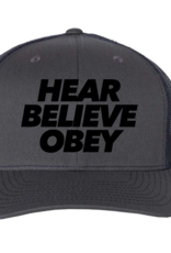 Hat - FL2 Hear Believe Obey Blk