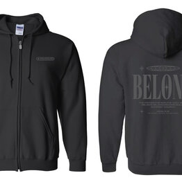 Hoodie Zip - FL2 BELONG Blk