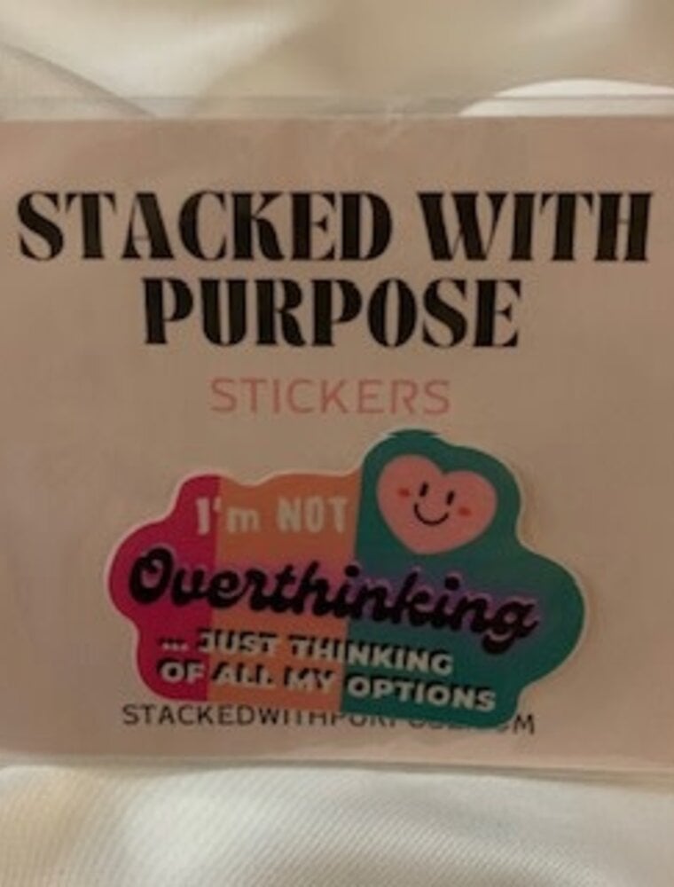 Sticker - Not Overthinking