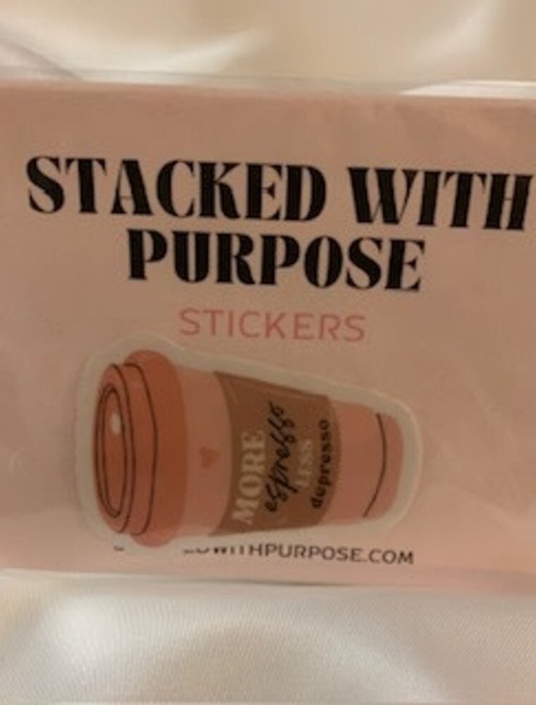 Sticker - More Espresso, Less Depresso
