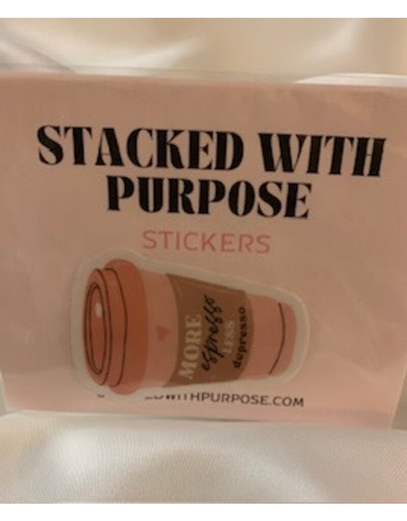 Sticker - More Espresso, Less Depresso