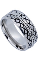 Ring - Diamond Back Purity Silver 10
