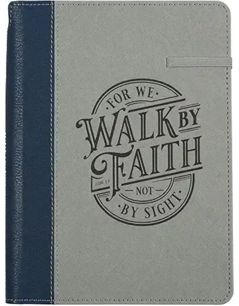 Journal - Walk by Faith Gry LL Elastic