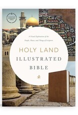 CSB Holy Land Illus Bible LL brit tan