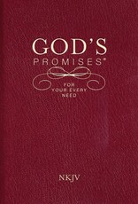 God's Promises For Your Every Need (NKJV)-Burgundy