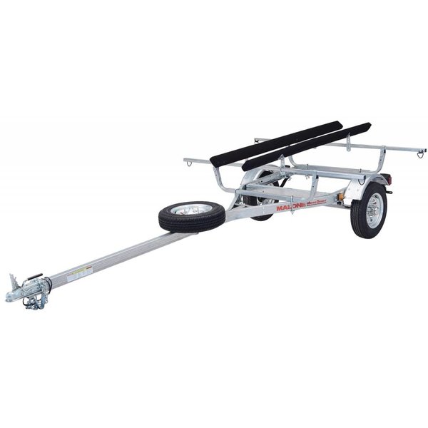 1-Trailer, 1-Spare Tire Kit, 1 Set Of Bunk Style Carriers