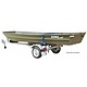 1-Trailer, 1-Spare Tire Kit, 1 Set Of Bunks, 1 Winch & Bow Stop