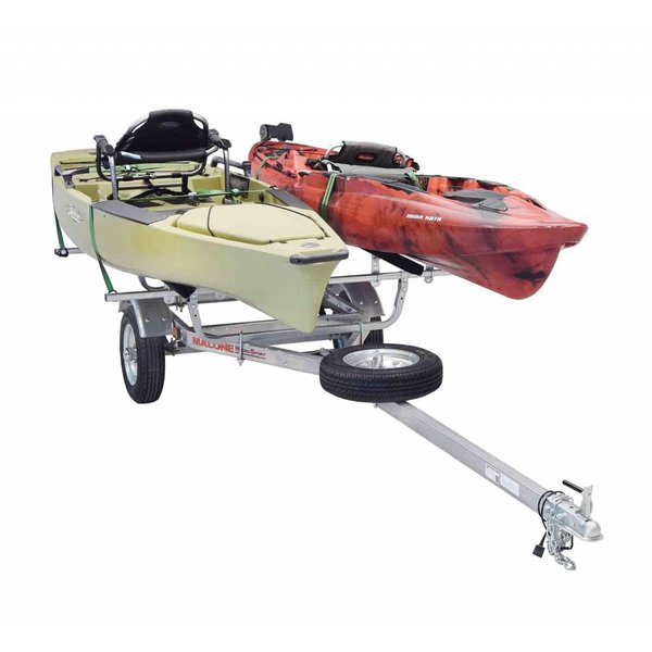 1-Trailer, 1-Spare Tire Kit, 2 Sets Of Bunk Style Carriers