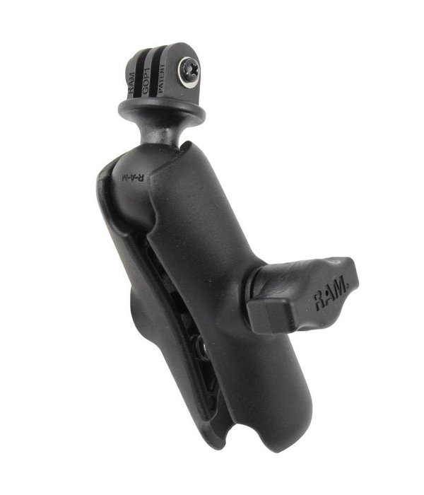 RAM Mounts Universal Action Camera Adapter With Double Socket Arm