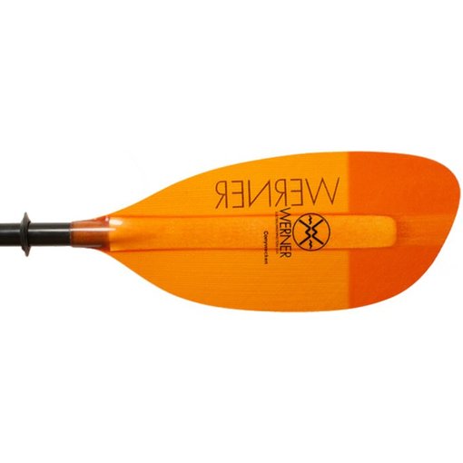 Werner Paddles (Closeout) Corryvreckan Paddle 2-Piece Straight Standard Orange 215