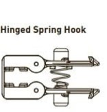 Hinged Spring Hook Crossbar/Aka