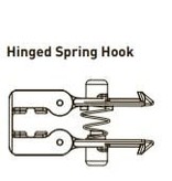 Hinged Spring Hook Crossbar/Aka