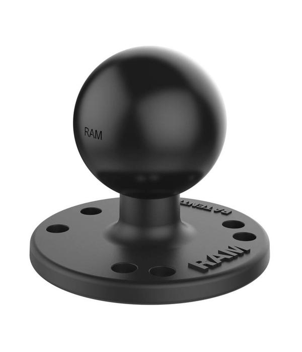 RAM Mounts Round Plate With C Size 1.5" Ball Aluminum Base