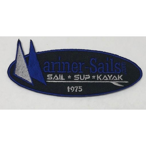 Mariner Sails (Closeout) Patch Black (Iron-On Or Sew-On)
