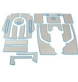 PA 14 Deck Pad Kit Interior Titanium/Blue