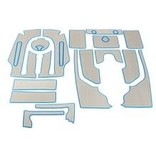 PA 14 Deck Pad Kit Interior Titanium/Blue