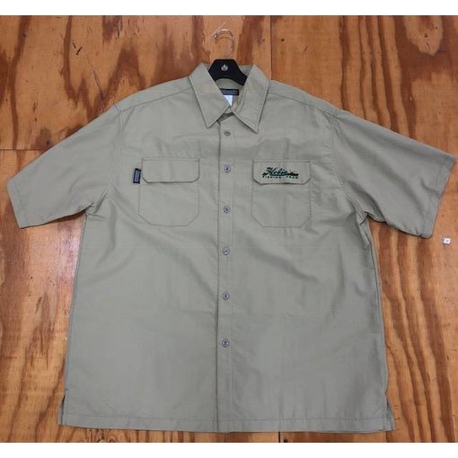 Hobie (Discontinued) Short Sleeve Shirt Khaki Hobie X-Large