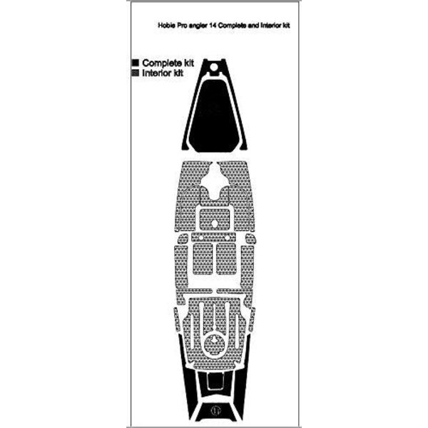 PA 14 Deck Pad Kit Interior Green/Espresso