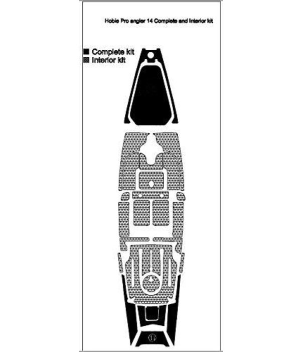 PA 14 Deck Pad Kit Interior Green/Espresso