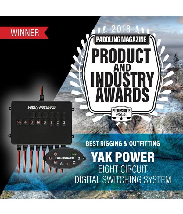 YakPower 8 Circuit Bluetooth Enabled Switching System