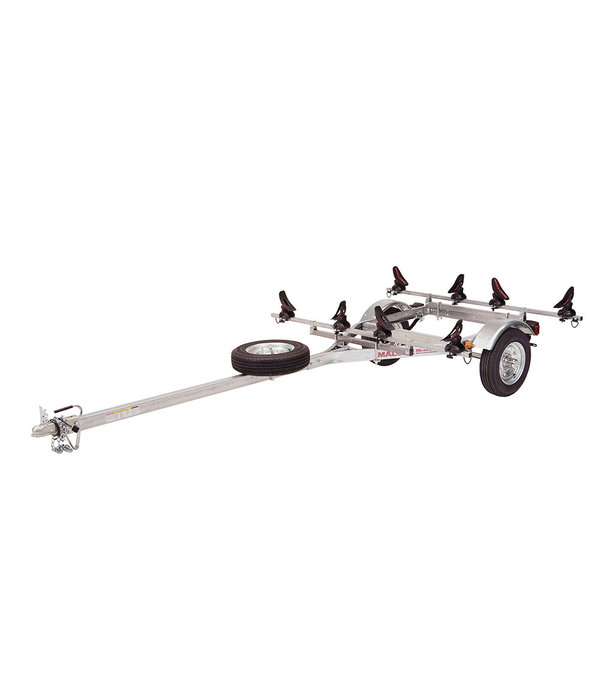 Malone LowBed Trailer, Spare Tire, 2 Sets Saddle Up Pro