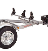 Malone LowBed Trailer, Spare Tire, 2 Sets Saddle Up Pro