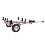 Malone LowBed Trailer, Spare Tire, 2 Sets Saddle Up Pro