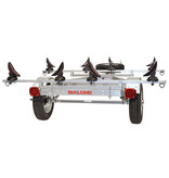 Malone LowBed Trailer, Spare Tire, 2 Sets Saddle Up Pro