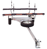 Malone Microsport Trailer 1 - Spare Tire, 2 - Stackers, 4 - Sets 18" Rack Pads