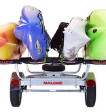 Malone Microsport Trailer 1 - Spare Tire, 2 - Stackers, 4 - Sets 18" Rack Pads