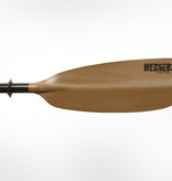 Werner Paddles Skagit Fiberglass Hooked 2-Piece Leverloc Standard Shaft 220-240 Brown