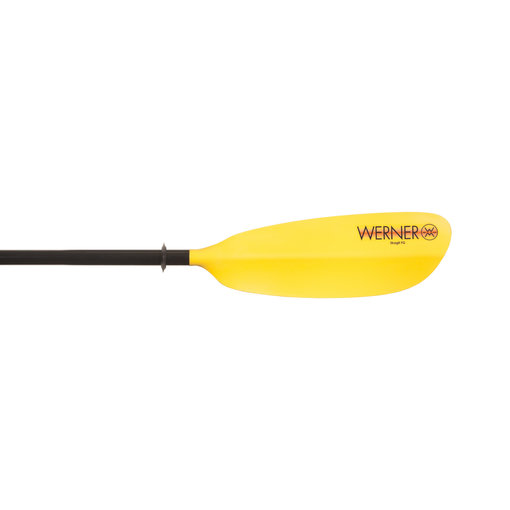 Werner Paddles (Closeout) Skagit Fiberglass 2-Piece Leverloc Small Shaft Custom Yellow